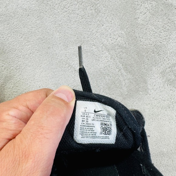 Nike Shoes Women's‎ 9 Court Vision Alta TXT Platform Sneaker Black White Casual - Picture 9 of 9